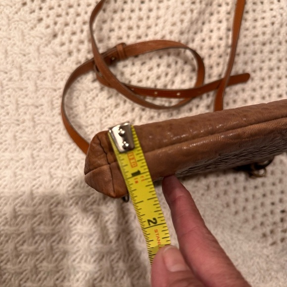 WILLI EST.1981 LEATHER CROSSBODY Bag TAN - Picture 10 of 11